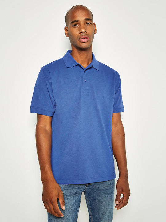 Kustom Kit Ανδρικό Διαφημιστικό Polo T-shirt Dark Purple