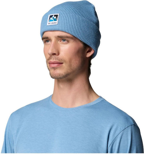 Whirlibird Cuffed Beanie Men's Knitted Beanie in Blue Colour