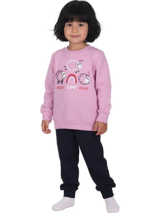 Dreams by Joyce Winterpyjama für Kinder in Flieder Sheep