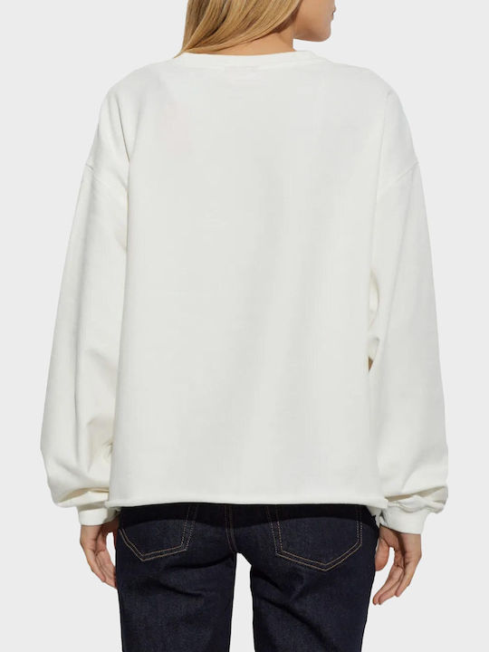 Damen Sweatshirt Ecru