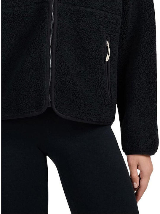 Cardigan bărbătesc Fleece Negru