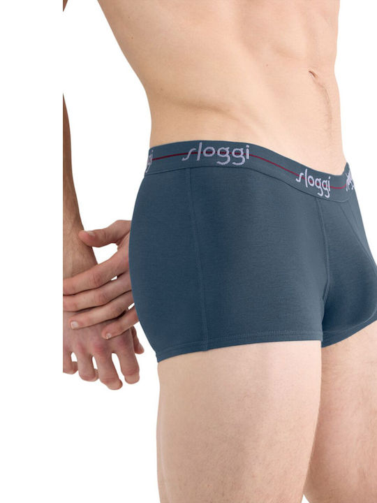 Start Hipster Men's Boxer Briefs Burgundy/Charcoal 2Pack