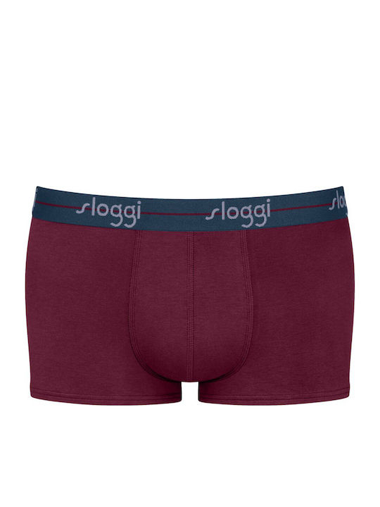 Start Hipster Men's Boxer Briefs Burgundy/Charcoal 2Pack
