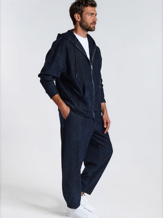 Herren Jeanshosen Gekürztes Blau