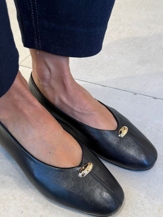 Kurt Geiger Damen Ballerinas Spitz zulaufend Schwarz