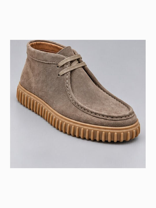 Wildleder Herrenstiefel Braun