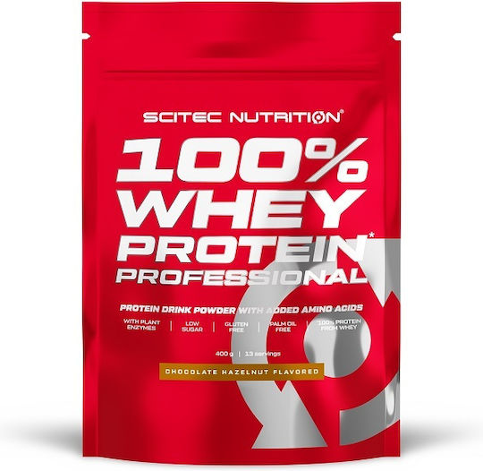 100% Whey Professional Πρωτεΐνη Ορού Γάλακτος Χωρίς Γλουτένη με Γεύση Φράουλα 400gr