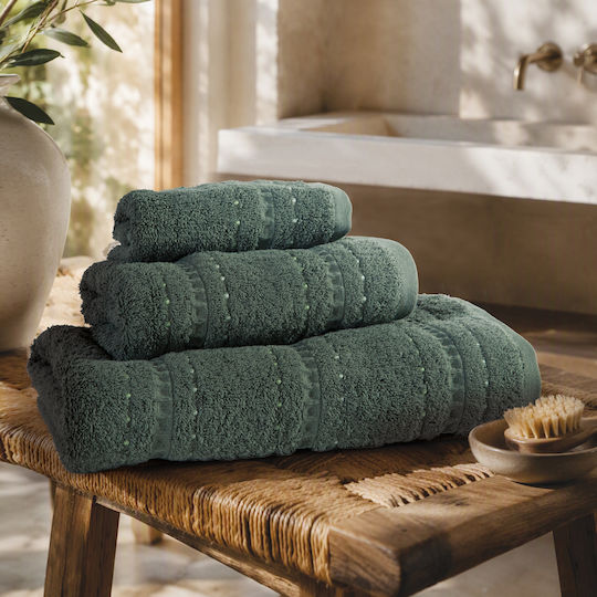 Nef-Nef Homeware Harmony Κουρτίνα Υφασμάτινη 180x200cm Green