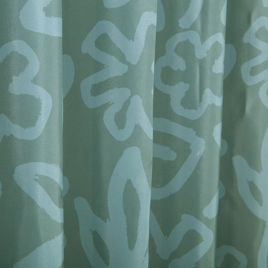 Nef-Nef Homeware Harmony Cortină de duș Textilă 180x200cm Verde