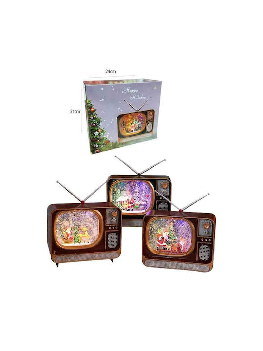 Weihnachtlicher Tortenständer Weihnachtsmann 24x21cm
