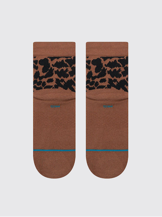 Stance Love Leopard Sportsocken Braun 1 Paar