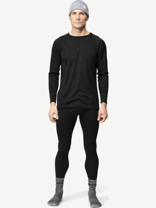 Men's Thermal Underwear Devold Duo Active Merino 205 Shirt Black Black Go 237 224 A