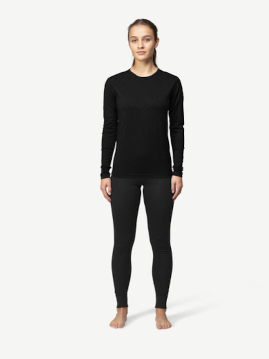 Women's Thermal Underwear Devold Breeze Plus Merino 200 Shirt Black Black Go 183 286 C-950a