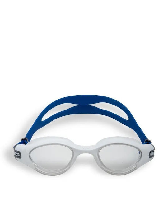 Arena Swimming Goggles for Adults with Anti-Glare Lenses White