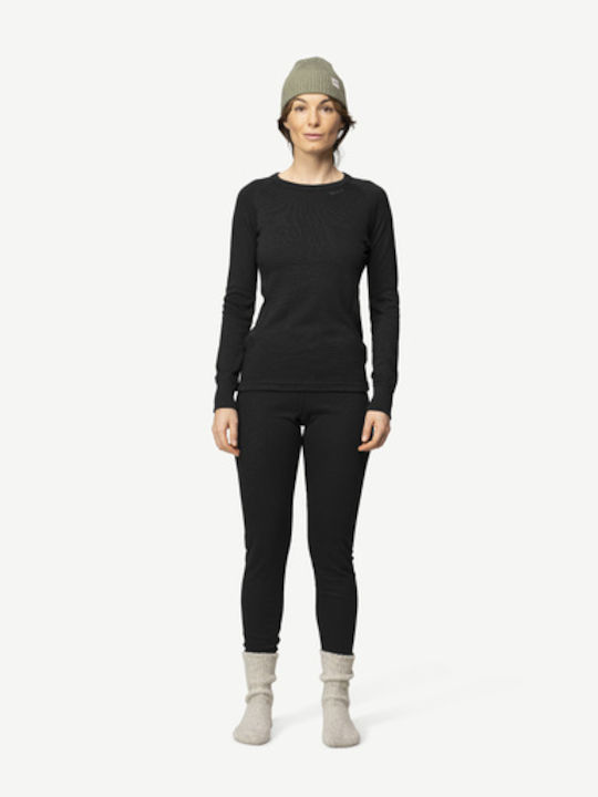 Women's Thermal Underwear Devold Duo Active Merino 205 Shirt Black Black Go 237 226 A