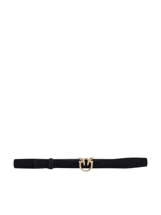 Pinko Black Leather Women's Belt