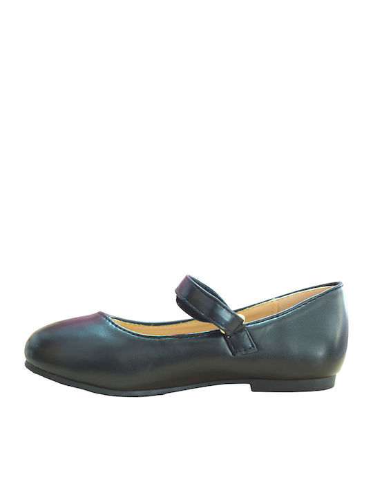 Kids Pumps & Ballerinas Anatomic With Hoop & Loop Closure Burgundy