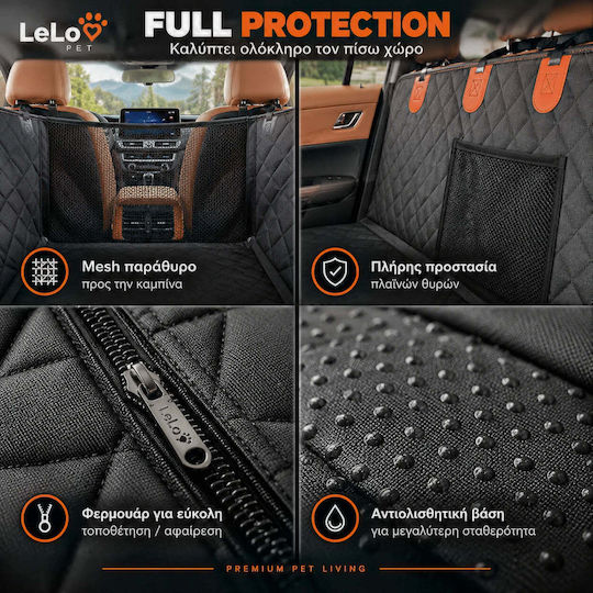Lelo Pet Premium Wasserdicht Sitzbezug für Hunde Auto Reisezubehör