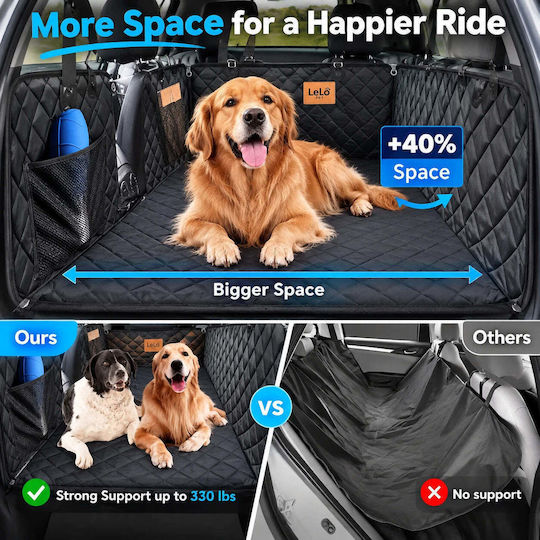 Lelo Pet Premium Wasserdicht Sitzbezug für Hunde Auto Reisezubehör