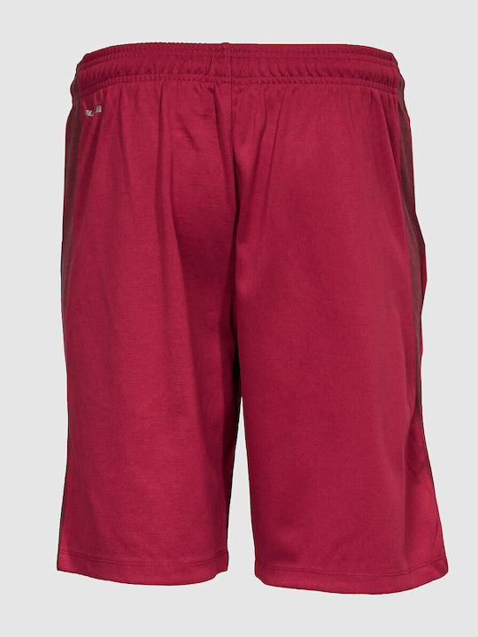 Alozip 8 Sports Men's Shorts Relaxed Fit Burgundy 1076530018-BURGUNDY