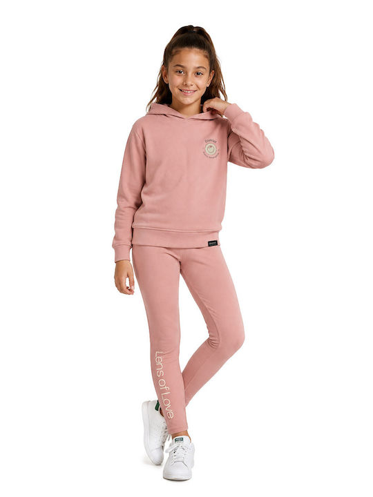 Kinderleggings Lang Flieder