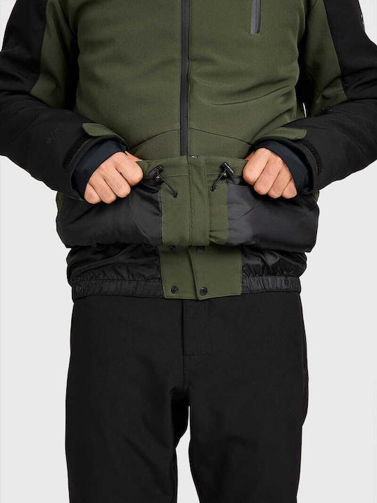 Brunotti Mattaki 2621200053-6992 Ανδρικό Μπουφάν για Σκι & Snowboard Πράσινο
