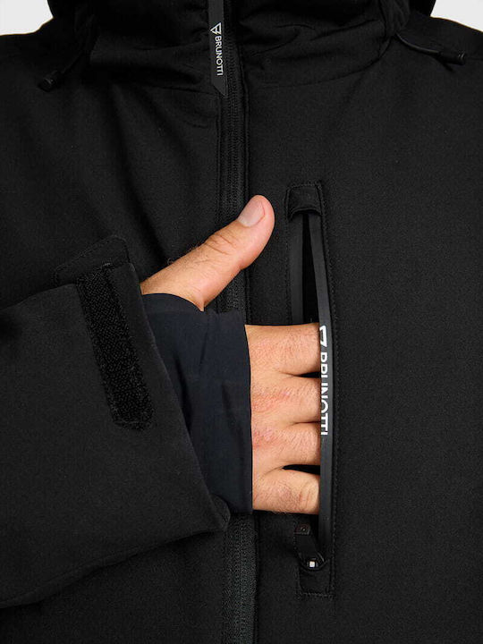 Brunotti 2621200051-9999 Ανδρικό Μπουφάν Soft Shell για Σκι & Snowboard Μαύρο