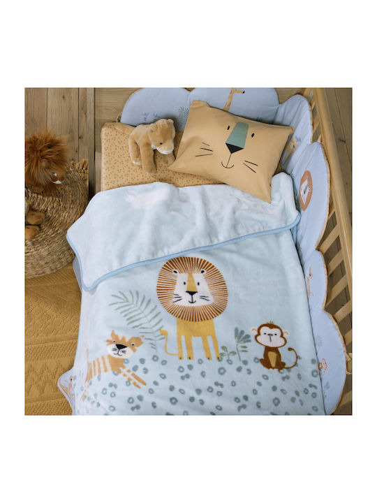 Nef-Nef Homeware Set Babyhandtücher 2 Stück Wild Gelb 70x140cm Gewicht 420gr/m²