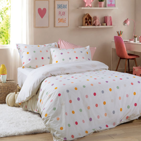 Nef-Nef Homeware Παιδικό Μπουρνούζι Dots με Κουκούλα Nef-Nef Homeware Παιδικό Μπουρνούζι Dots με Κουκούλα