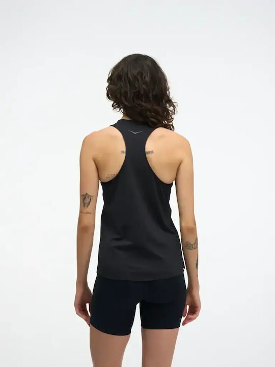 HOKA Women's Sleeveless Black Blouse