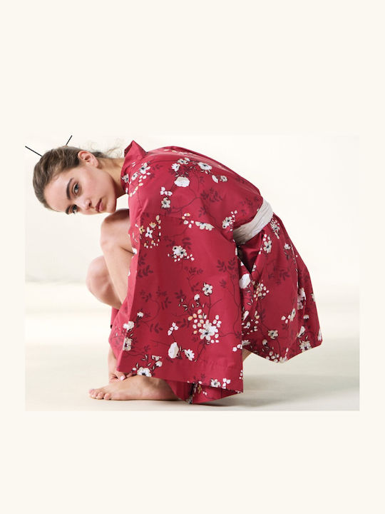 Kentia Kentia Damen Schlafanzug & Pyjamas Winter Rote Damen Schlafanzug