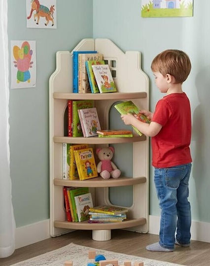 Floor Bookcase Wooden Grey 112x49.5cm