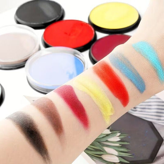 Machiaj facial și corporal Flippy Pigment fosforescent 30 G Activat cu apă Negru