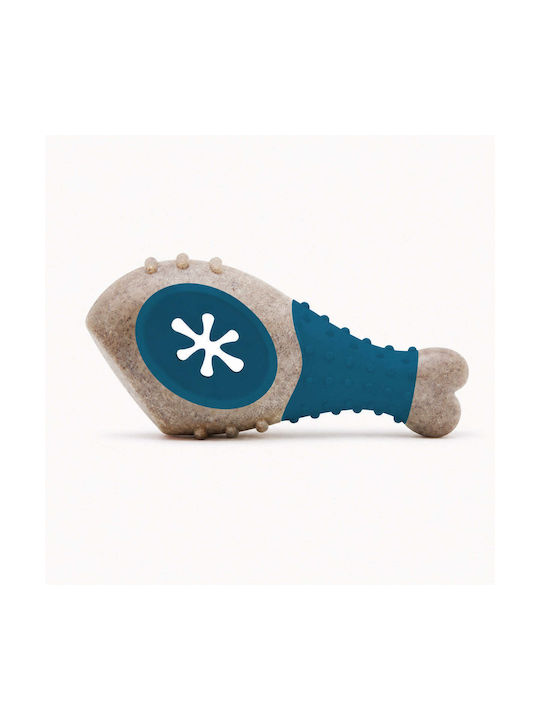 Dog Chewing Toy Made of Blue Rubber 1 Piece