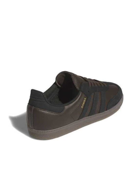 Samba Adv Adidasi Maro Inchis / Negru / Gum