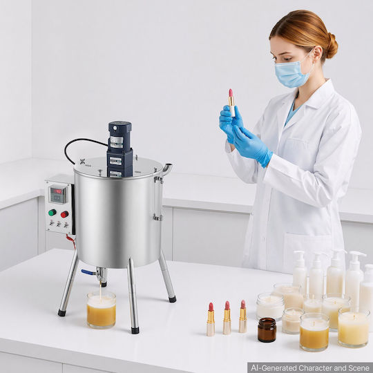 Vevor Liquid Filling Machine 30L Heating Stirring Stainless Steel Container Cgztszz30lwxh7jgg001v2