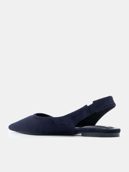 Spitze Zehe Pumps Marineblaue