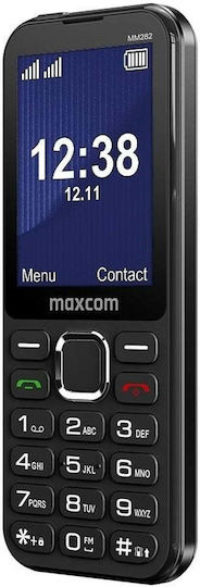 MaxCom MM282 Dual SIM Κινητό με Κουμπιά Μαύρο