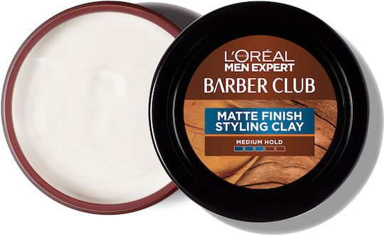 L'Oreal Paris Men Expert Barber Club Argilă pentru Rezervare Medie & Rezultat Mat 75ml