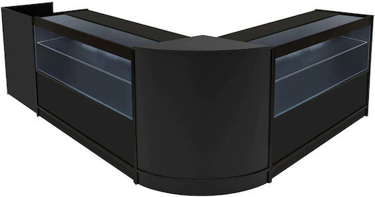Set tejghea recepție Phoenix Led Shop Cm60 Tb60 și 2 X C1200 Negru