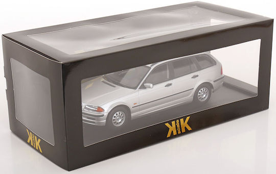 Model Mașină BMW Seria 3 E46 Touring 1999 Argintiu 1:18 KK Scale