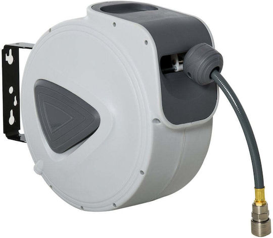 Ausziehbarer Luftschlauch mit Rolle 15m 3/8" Schlauch