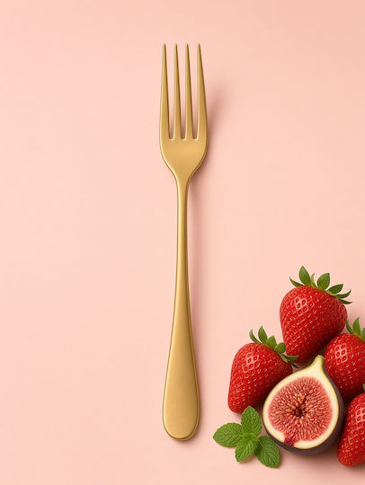 Dinox Inox Table Fork Gold 20.7cm