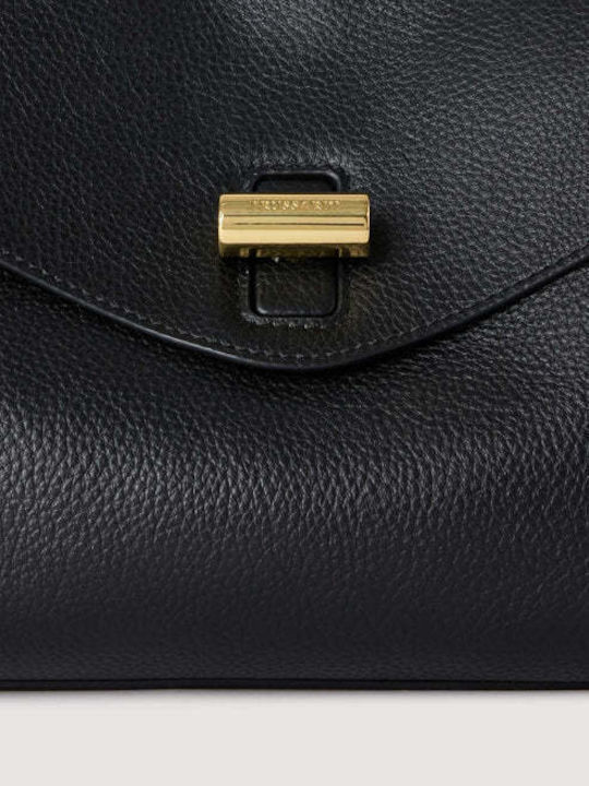 Leather Women's Shoulder / Crossbody Bag Black