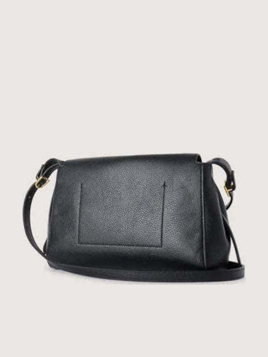 Leather Women's Shoulder / Crossbody Bag Black