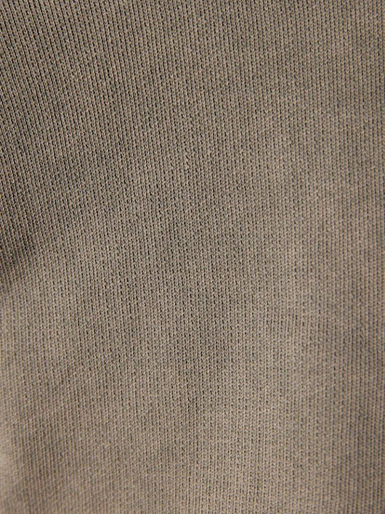 Bepow Women's Blouse Cotton Khaki