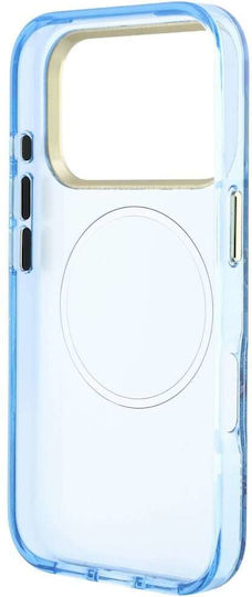 Guess Iml Glitter Blossom Roses Handyhülle Iphone 18 Pro 17 Pro Hellblau