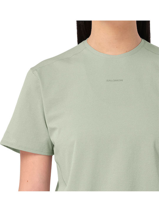 Trackline Ss Women's Sports T-shirt Khaki