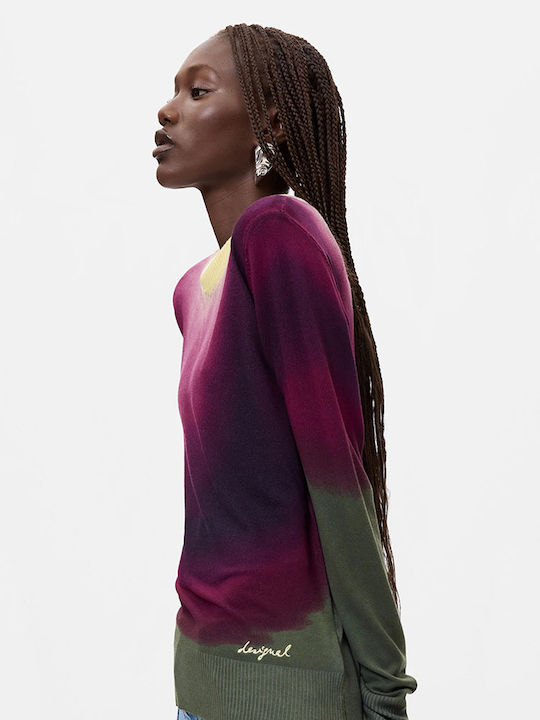 Damen Pullover Aubergine