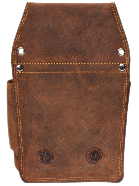 Geantă Bărbătească de Umăr / Tip Crossbody din Piele Maro